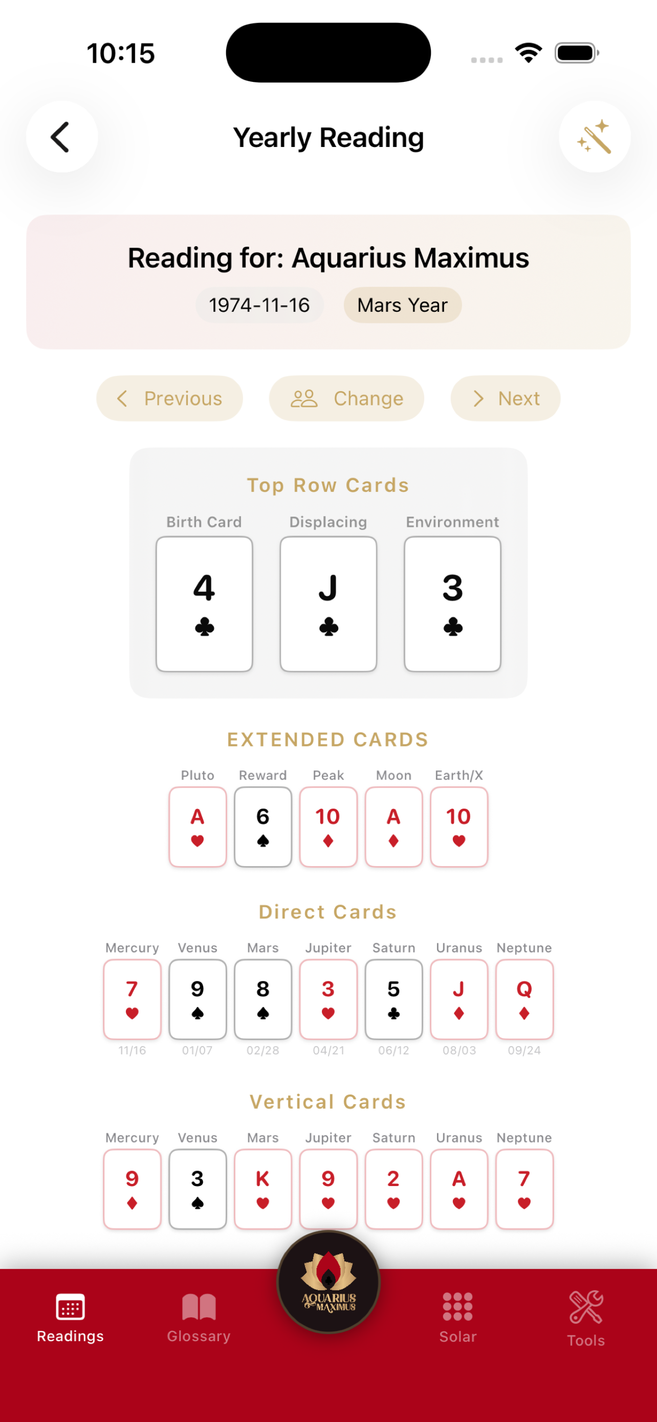 Mobile app screenshot